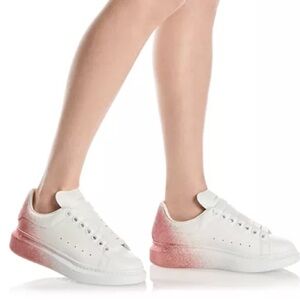 NIB Alexander McQueen Oversized Gradient-Effect Sneakers - Size 35